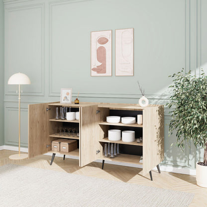 Kudro sideboard in oak shade 180x43x100cm
