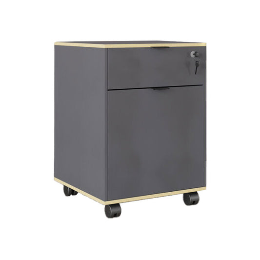 Taker pakoworld office drawer unit on wheels in anthracite shade 41x45x61cm