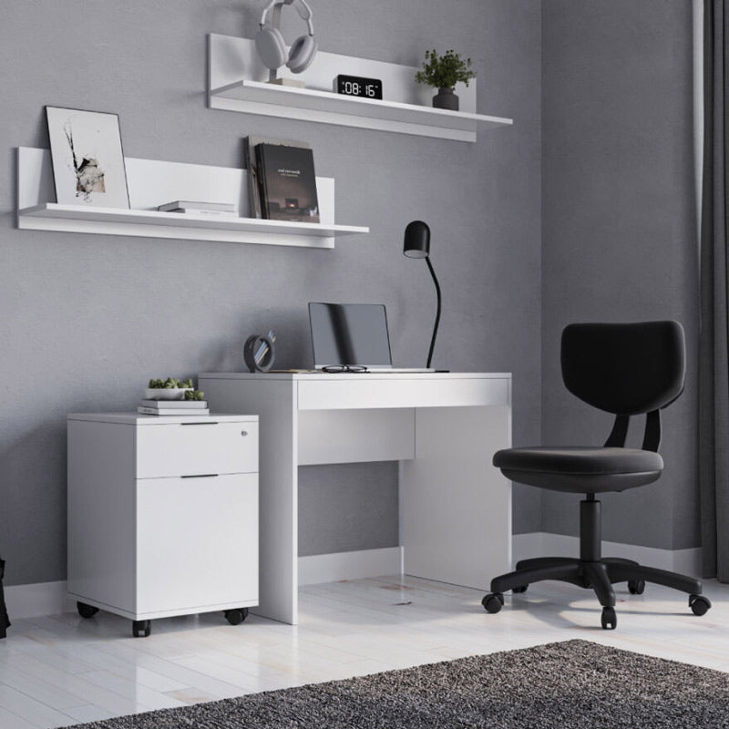 Taker pakoworld office drawer unit on wheels in white shade 41x45x61cm