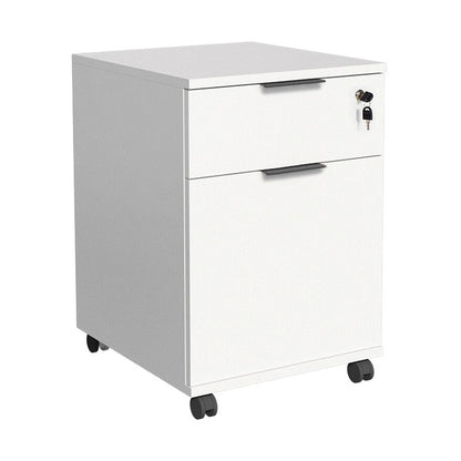 Taker pakoworld office drawer unit on wheels in white shade 41x45x61cm