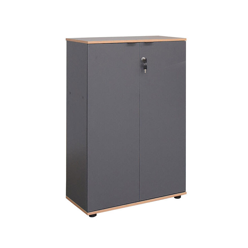 Office cabinet Taker I pakoworld in anthracite shade 72x34x109cm