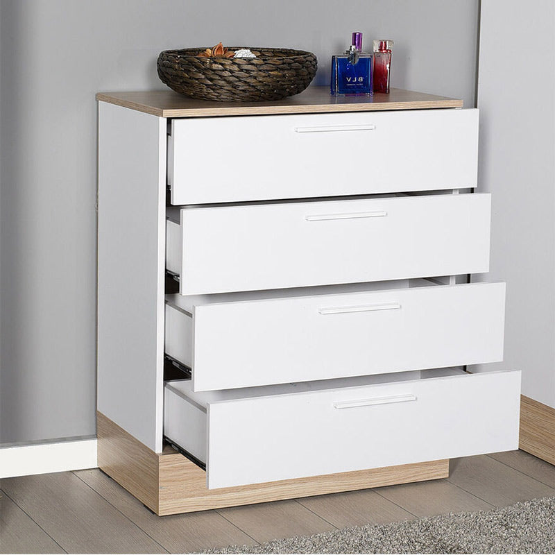 Pelita pakoworld chest of drawers in white-oak 72x40x88cm