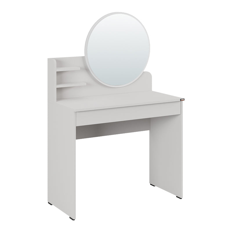 Bedroom vanity with mirror Nashi pakoworld in mink shade 90x45x138cm