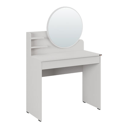 Bedroom vanity with mirror Nashi pakoworld in mink shade 90x45x138cm