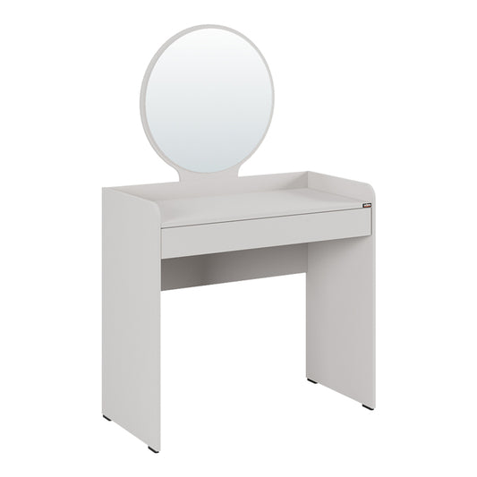 Bedroom vanity with mirror Nashi I pakoworld in mink shade 90x47x147cm