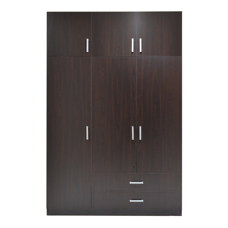 3 Door wardrobe Royal pakoworld with loft wenge 150x58x230