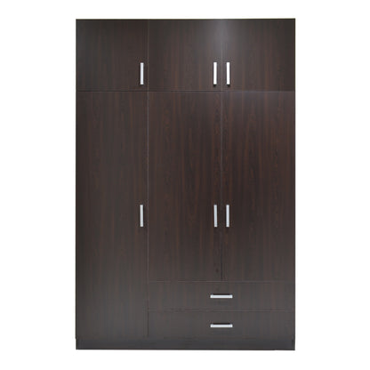 3 Door wardrobe Royal pakoworld with loft wenge 150x58x230