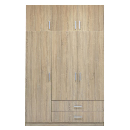 3 Door wardrobe Royal pakoworld with loft sonoma 150x58x230