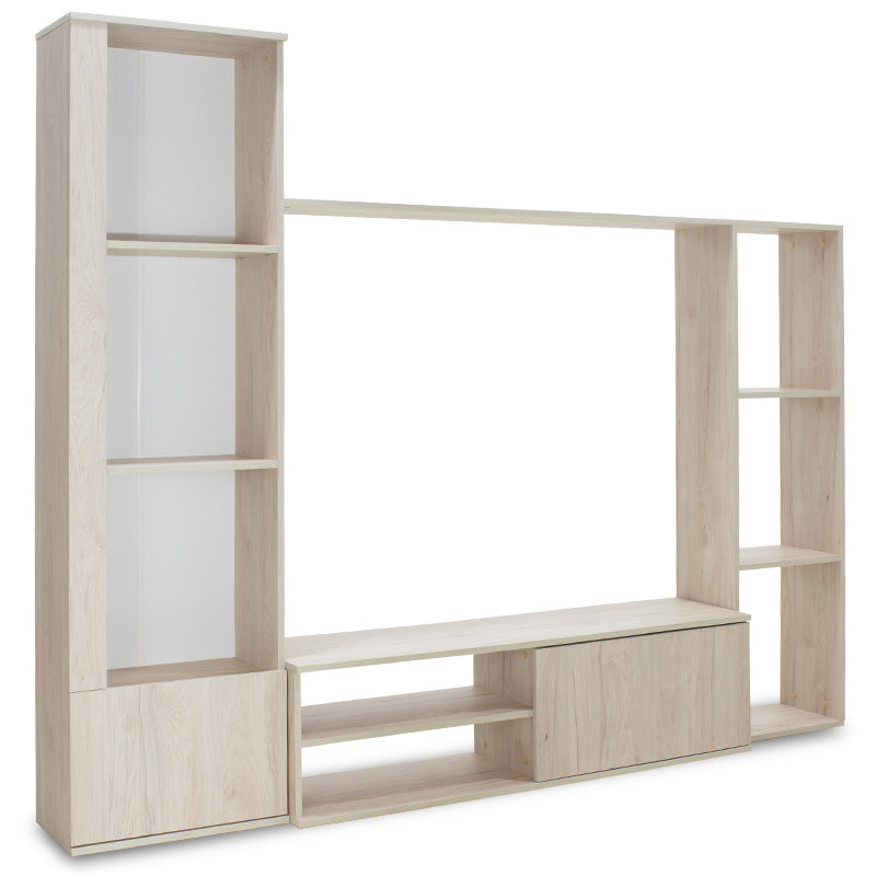 TV Unit Blossom pakoworld in sonoma light 220x32,4x177,5cm