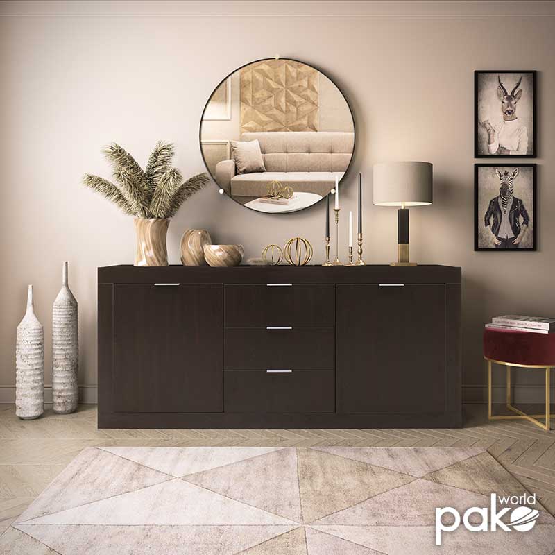 Doha pakoworld console - buffet wenge 180x45x80,5cm