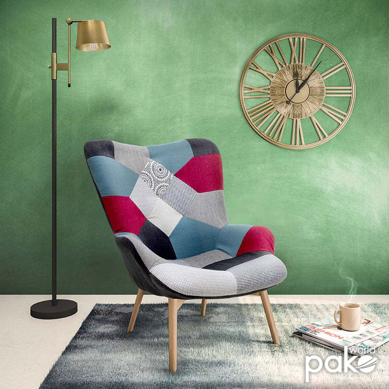 Armchair Kido pakoworld retro designed multicolored patchwork