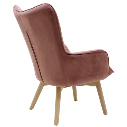 Armchair Kido pakoworld velvet rotten apple color