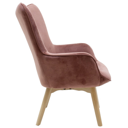 Armchair Kido pakoworld velvet rotten apple color