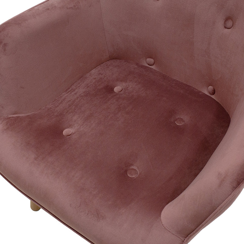 Armchair Kido pakoworld velvet rotten apple color