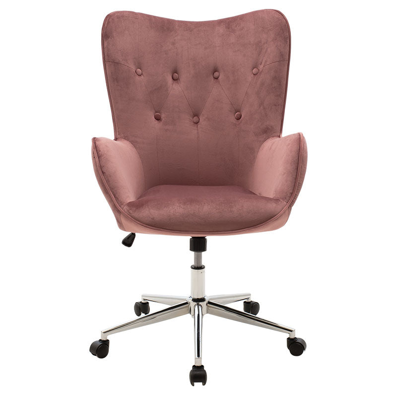 Manager office chair Kido pakoworld in rotten apple velvet color