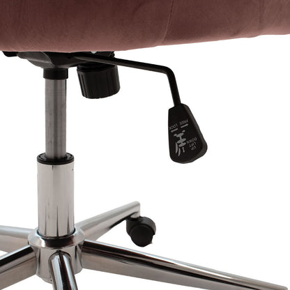 Manager office chair Kido pakoworld in rotten apple velvet color