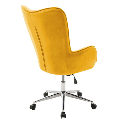 Manager office chair Kido pakoworld yellow velvet