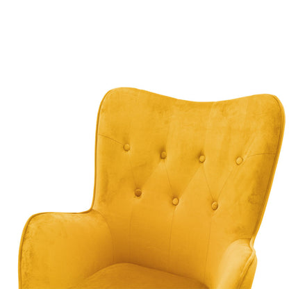 Manager office chair Kido pakoworld yellow velvet