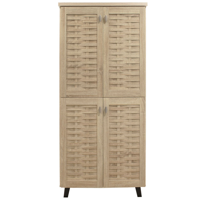 Shoe cabinet MANTAM pakoworld 24 pairs sonoma 78x40x170.5cm