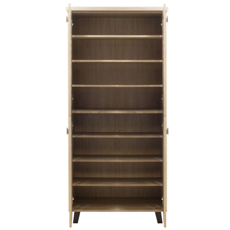 Shoe cabinet MANTAM pakoworld 24 pairs sonoma 78x40x170.5cm
