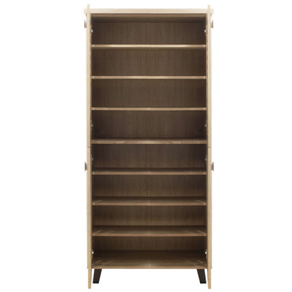 Shoe cabinet MANTAM pakoworld 24 pairs sonoma 78x40x170.5cm
