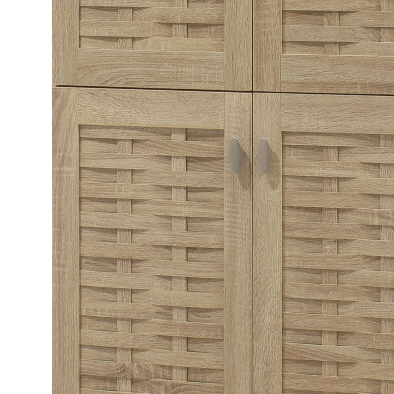 Shoe cabinet MANTAM pakoworld 24 pairs sonoma 78x40x170.5cm