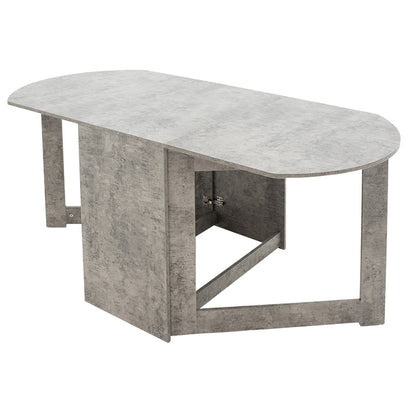 Dining table Nadine pakoworld polymorphic-extendable color grey antique 160x80x76.5cm