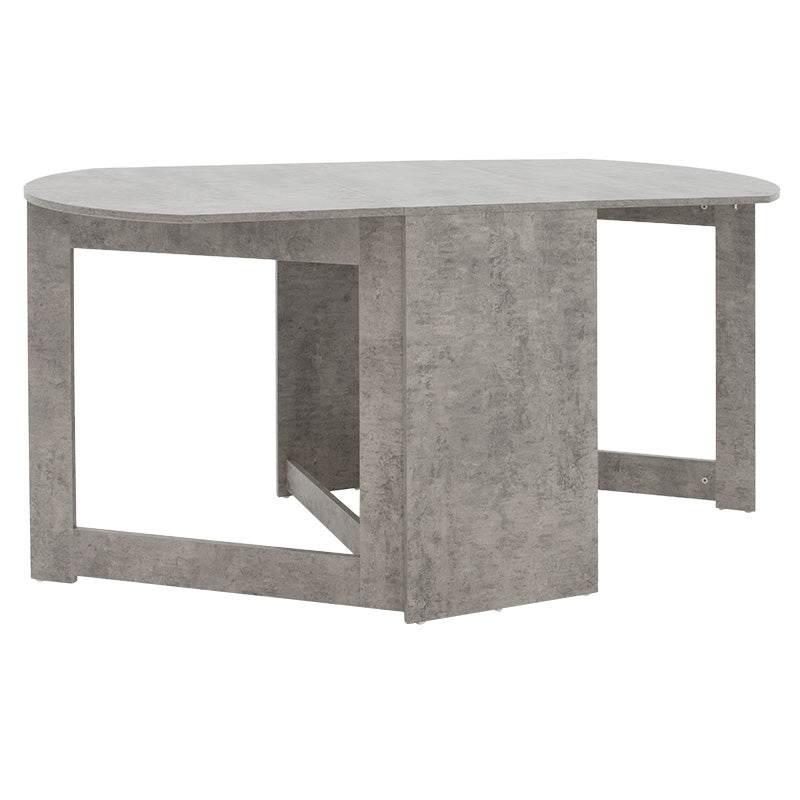 Dining table Nadine pakoworld polymorphic-extendable color grey antique 160x80x76.5cm