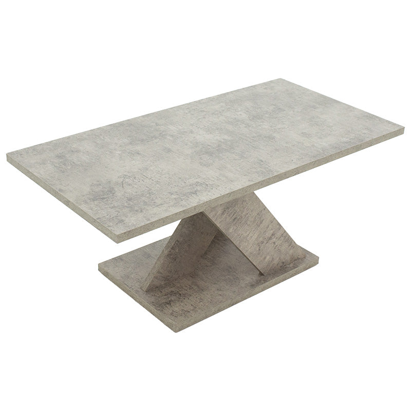 Coffee table Solange pakoworld color grey antique 110x55x47.5cm