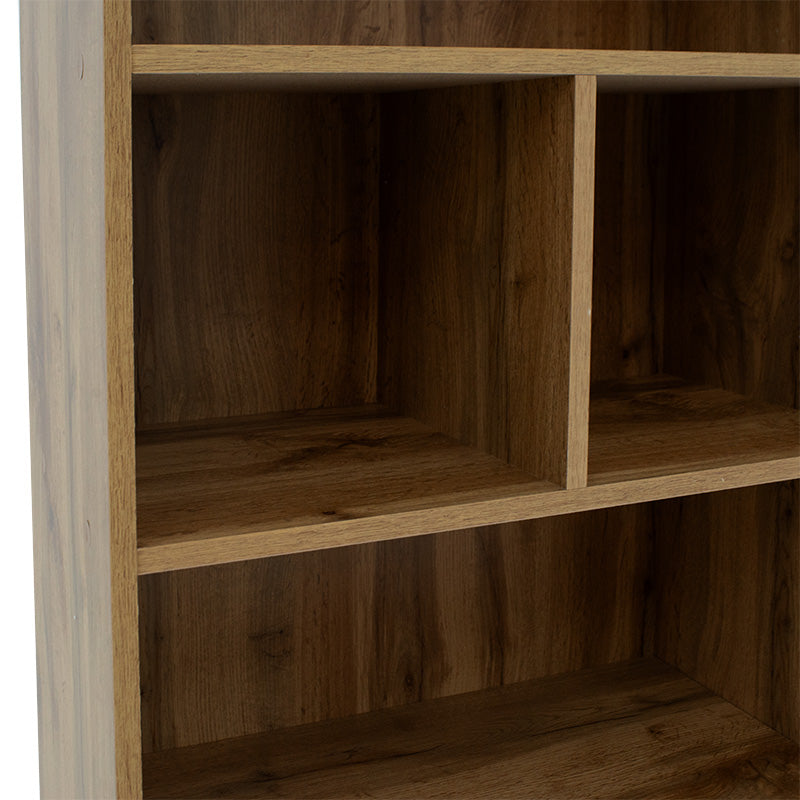 Bookcase Lucinda  pakoworld sonoma 120x29.8x180.5cm