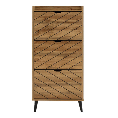 Shoe cabinet Thelma pakoworld 9 pairs sonoma 60x23.8x131.6 cm