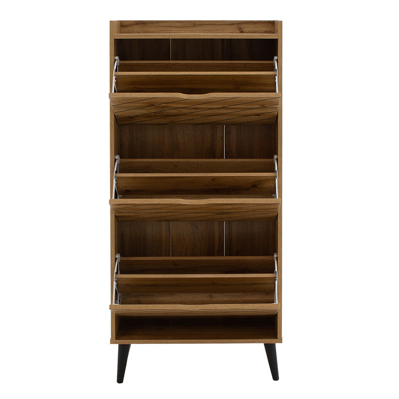 Shoe cabinet Thelma pakoworld 9 pairs sonoma 60x23.8x131.6 cm
