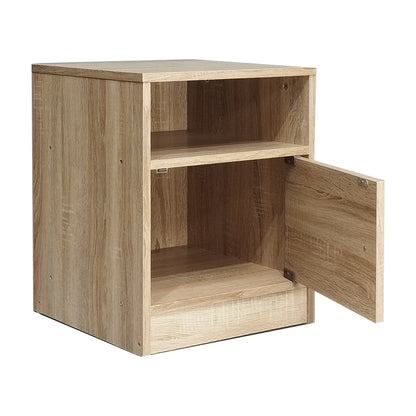 Bedside Foly pakoworld with one drawer sonoma 40x40x50cm