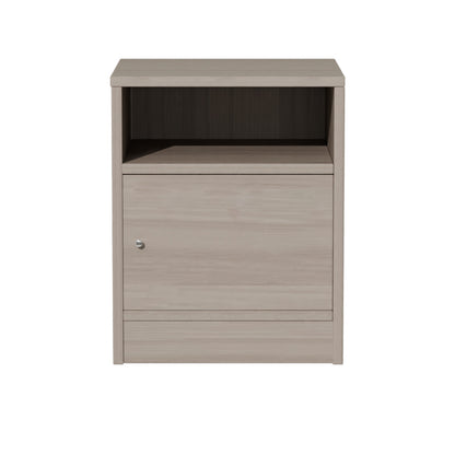 Foly pakoworld bedside table with a gray oak cabinet 40x40x50cm