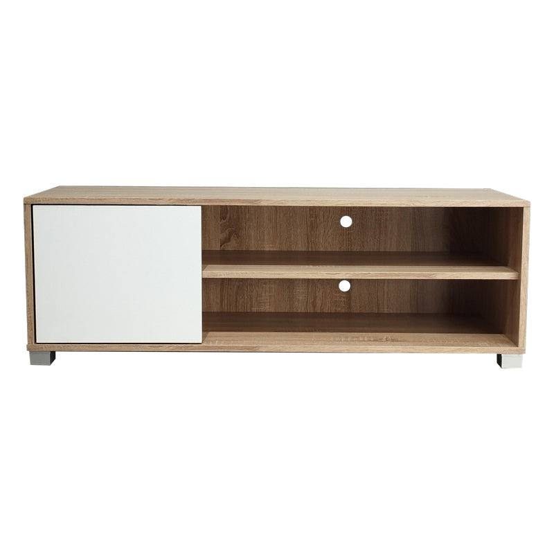 TV cabinet Ellon pakoworld melamine sonoma-white 120x40x41cm