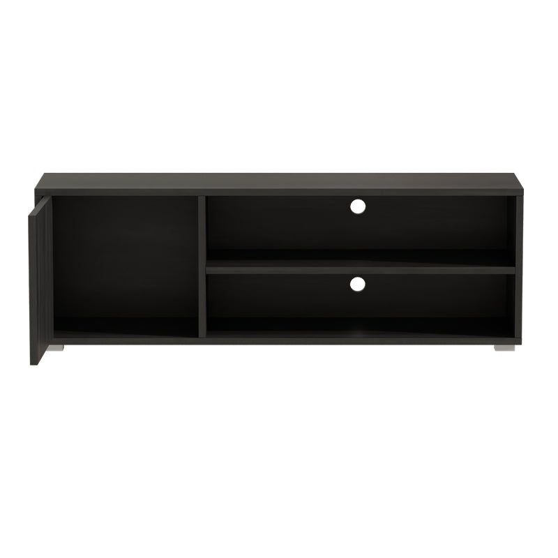 TV cabinet Ellon pakoworld melamine black 120x40x41cm