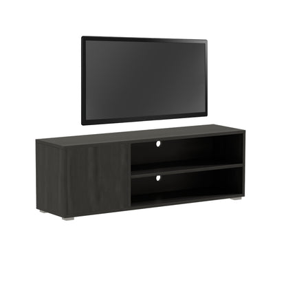 TV cabinet Ellon pakoworld melamine black 120x40x41cm