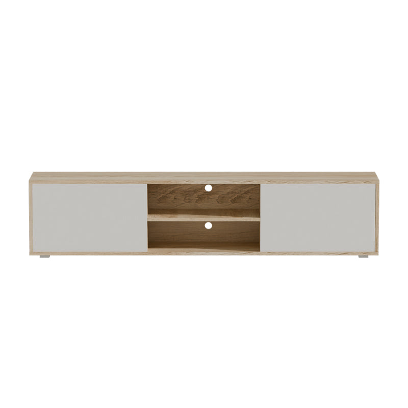 TV cabinet Darion pakoworld melamine natural-white 180x40x41cm