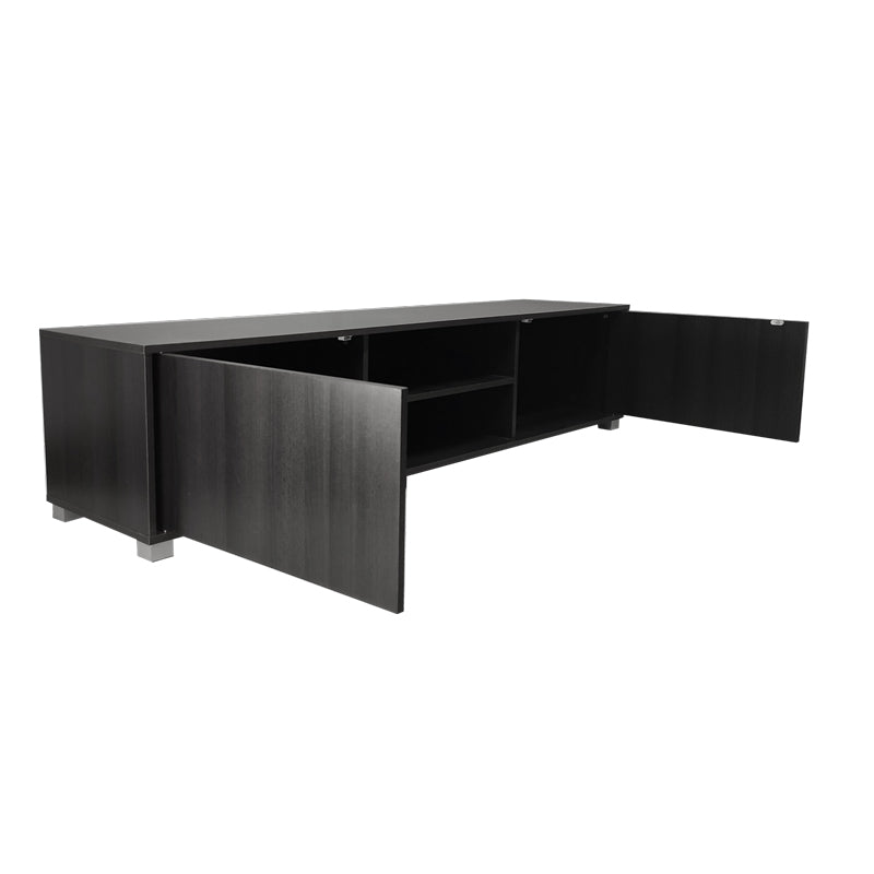 TV cabinet Darion pakoworld melamine black180x40x41cm