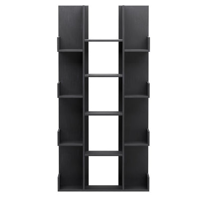 Charles pakoworld melamine anthracite bookcase 90x31x182.5cm