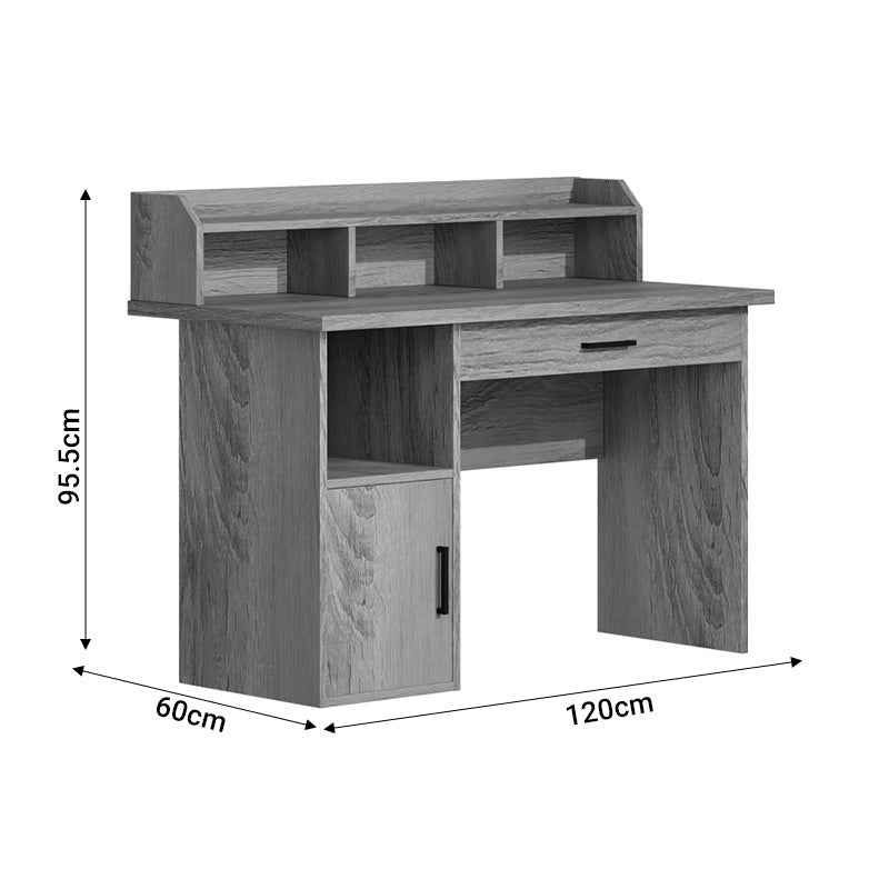 Work office desk Workie pakoworld sonoma mdf 120x60x95.5cm