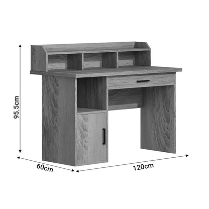 Work office desk Workie pakoworld sonoma mdf 120x60x95.5cm