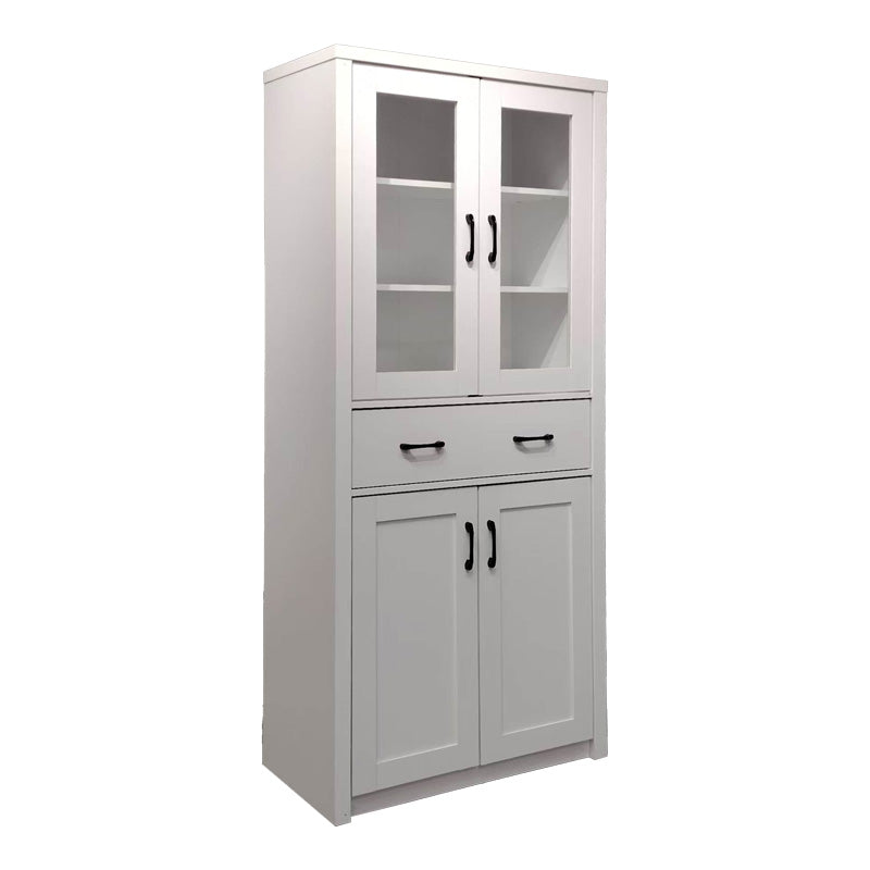 Nisso display case-wardrobe in white color 80x40x183.5cm