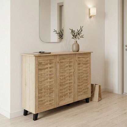 Shoe cabinet Mantam 16 pairs sonoma 115.5x34x87cm