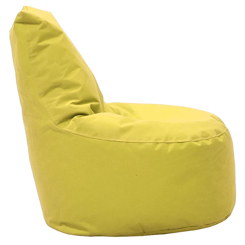 Bean bag armchair Norm pakoworld fabric 100% waterproof yellow