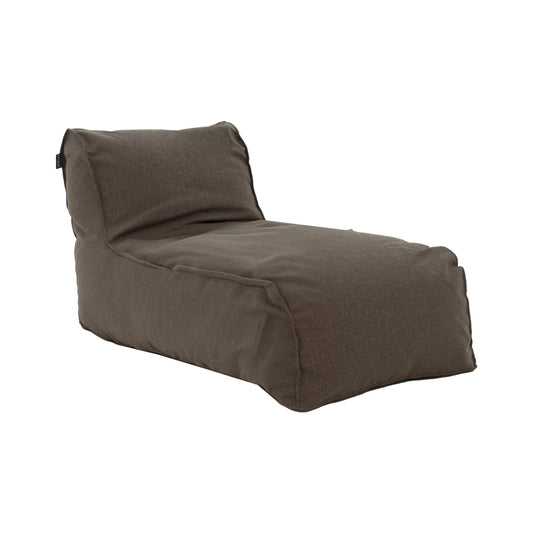 Lara  pakoworld bean bag-lounger fabric in gray-brown color