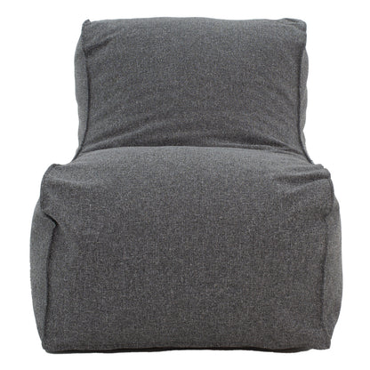 Lara  pakoworld bean bag-lounger fabric in gray color