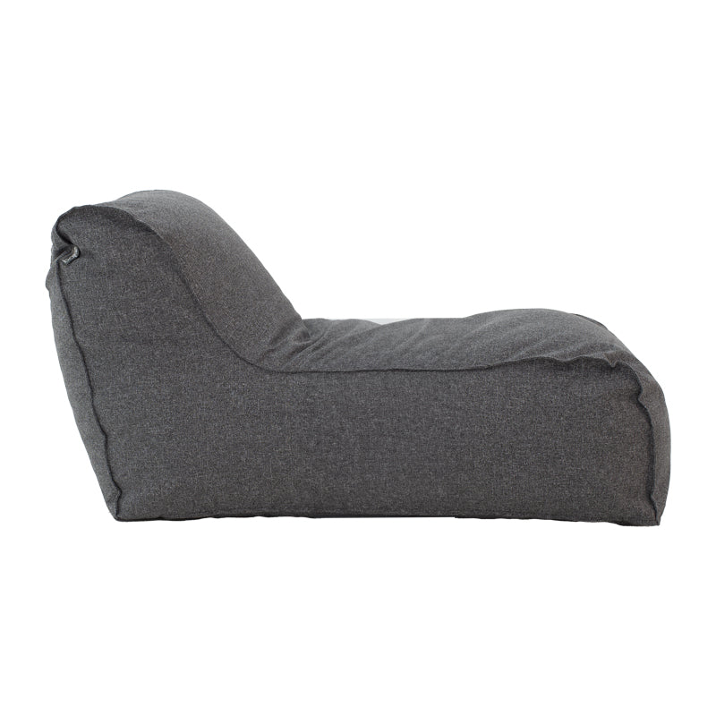 Lara  pakoworld bean bag-lounger fabric in gray color
