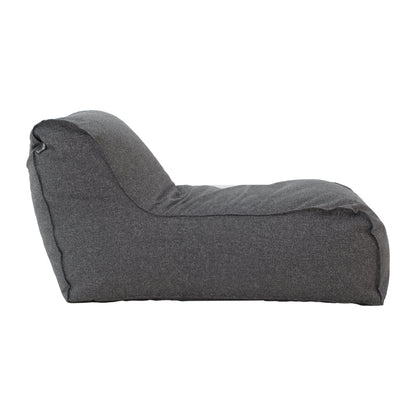 Lara  pakoworld bean bag-lounger fabric in gray color