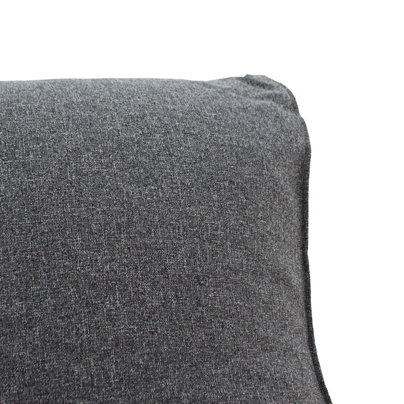 Lara  pakoworld bean bag-lounger fabric in gray color